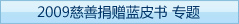 2009慈善藍(lán)皮書(shū)專(zhuān)題